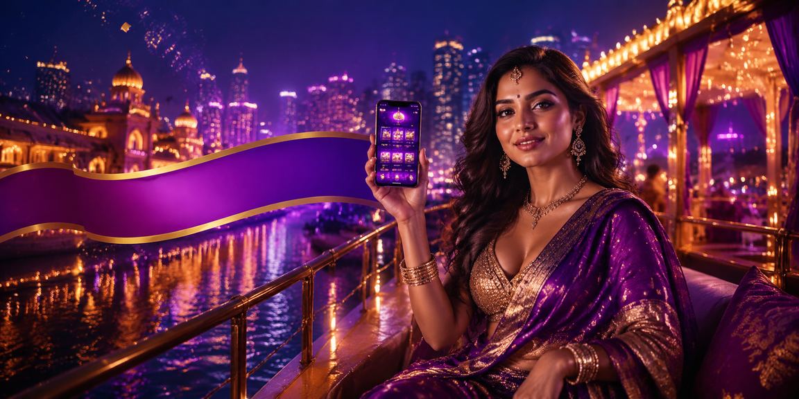 Mobile users playing Rummy online at night markets in Indian cities